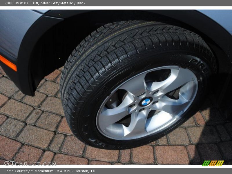 Silver Grey Metallic / Black 2008 BMW X3 3.0si