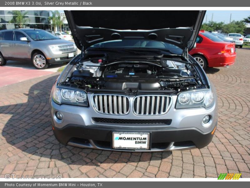 Silver Grey Metallic / Black 2008 BMW X3 3.0si