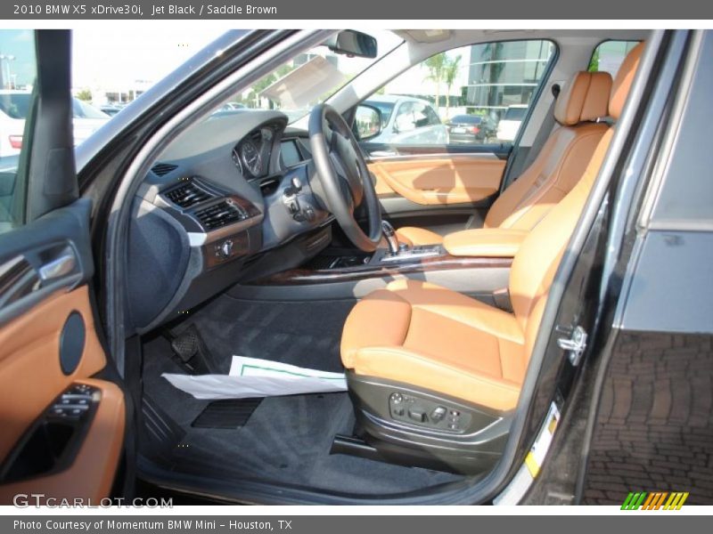 Jet Black / Saddle Brown 2010 BMW X5 xDrive30i