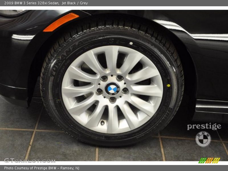 Jet Black / Grey 2009 BMW 3 Series 328xi Sedan