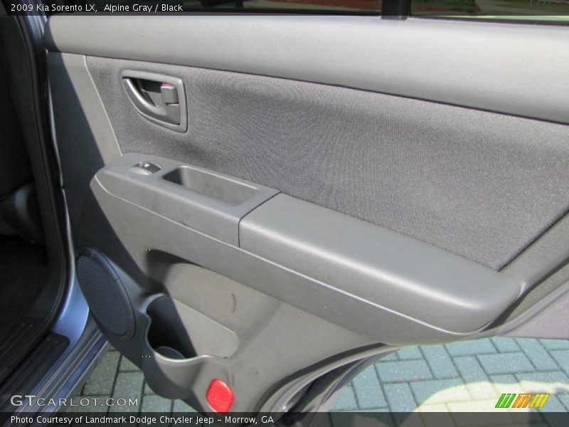 Alpine Gray / Black 2009 Kia Sorento LX