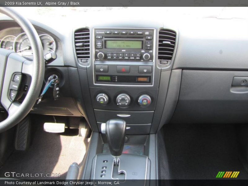 Alpine Gray / Black 2009 Kia Sorento LX