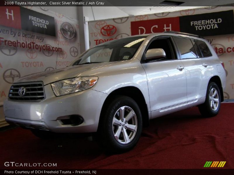 Classic Silver Metallic / Ash Gray 2008 Toyota Highlander