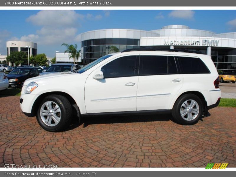 Arctic White / Black 2008 Mercedes-Benz GL 320 CDI 4Matic