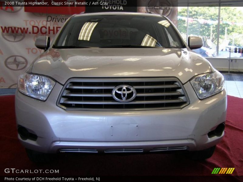 Classic Silver Metallic / Ash Gray 2008 Toyota Highlander