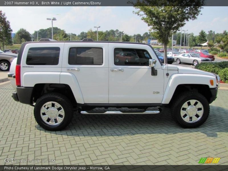 Birch White / Light Cashmere/Ebony 2007 Hummer H3 X