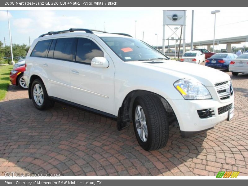 Arctic White / Black 2008 Mercedes-Benz GL 320 CDI 4Matic
