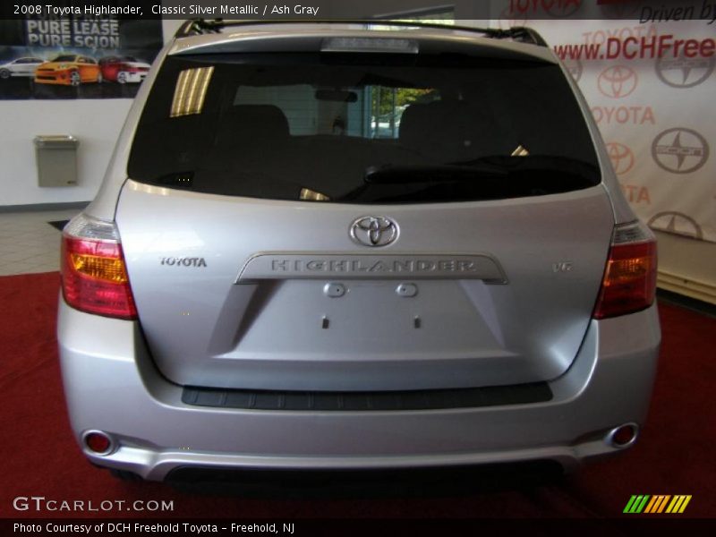 Classic Silver Metallic / Ash Gray 2008 Toyota Highlander