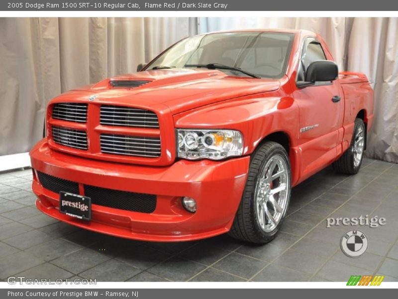Flame Red / Dark Slate Gray 2005 Dodge Ram 1500 SRT-10 Regular Cab
