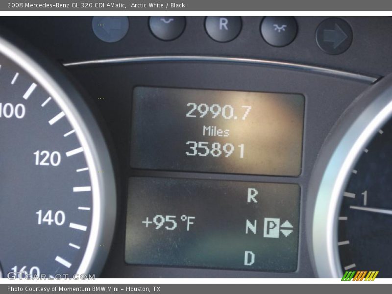 Arctic White / Black 2008 Mercedes-Benz GL 320 CDI 4Matic