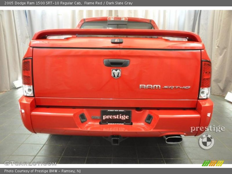Flame Red / Dark Slate Gray 2005 Dodge Ram 1500 SRT-10 Regular Cab