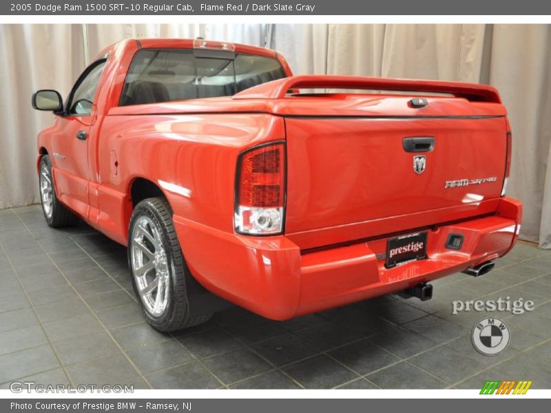 Flame Red / Dark Slate Gray 2005 Dodge Ram 1500 SRT-10 Regular Cab