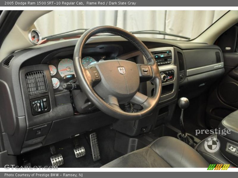 Flame Red / Dark Slate Gray 2005 Dodge Ram 1500 SRT-10 Regular Cab
