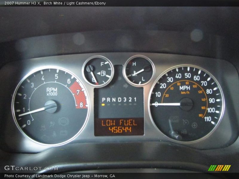 Birch White / Light Cashmere/Ebony 2007 Hummer H3 X