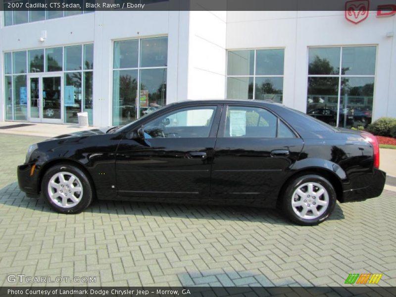 Black Raven / Ebony 2007 Cadillac CTS Sedan