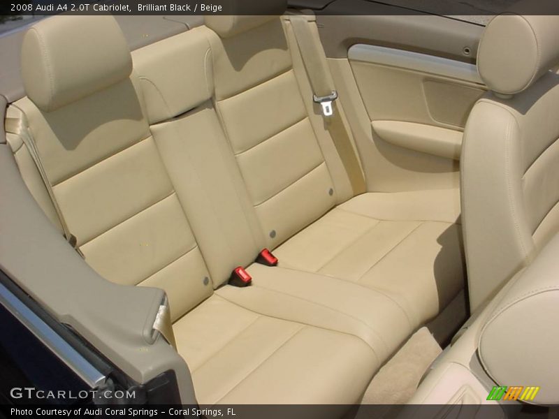 Brilliant Black / Beige 2008 Audi A4 2.0T Cabriolet