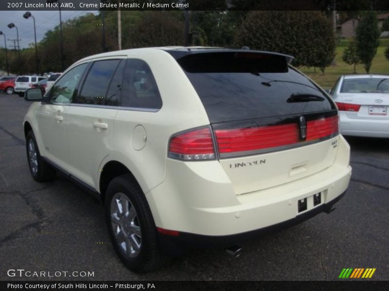 Creme Brulee Metallic / Medium Camel 2007 Lincoln MKX AWD