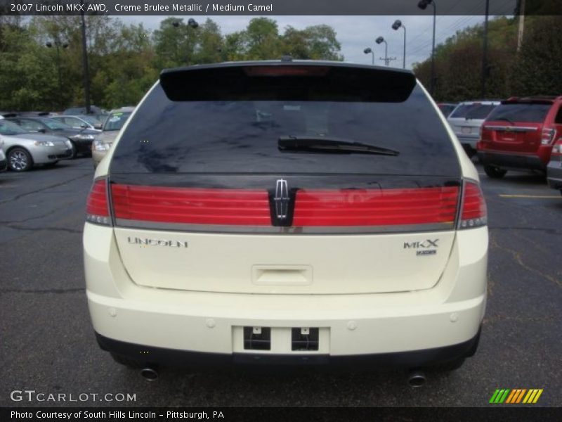 Creme Brulee Metallic / Medium Camel 2007 Lincoln MKX AWD