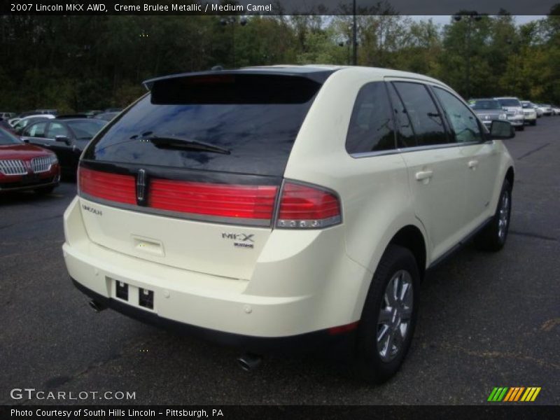 Creme Brulee Metallic / Medium Camel 2007 Lincoln MKX AWD