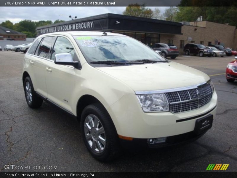 Creme Brulee Metallic / Medium Camel 2007 Lincoln MKX AWD