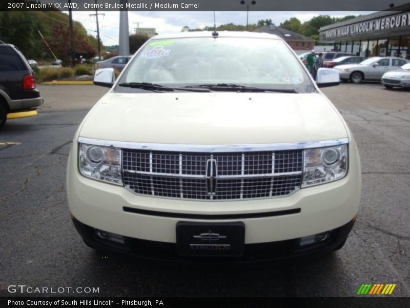 Creme Brulee Metallic / Medium Camel 2007 Lincoln MKX AWD