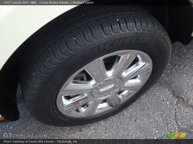 Creme Brulee Metallic / Medium Camel 2007 Lincoln MKX AWD