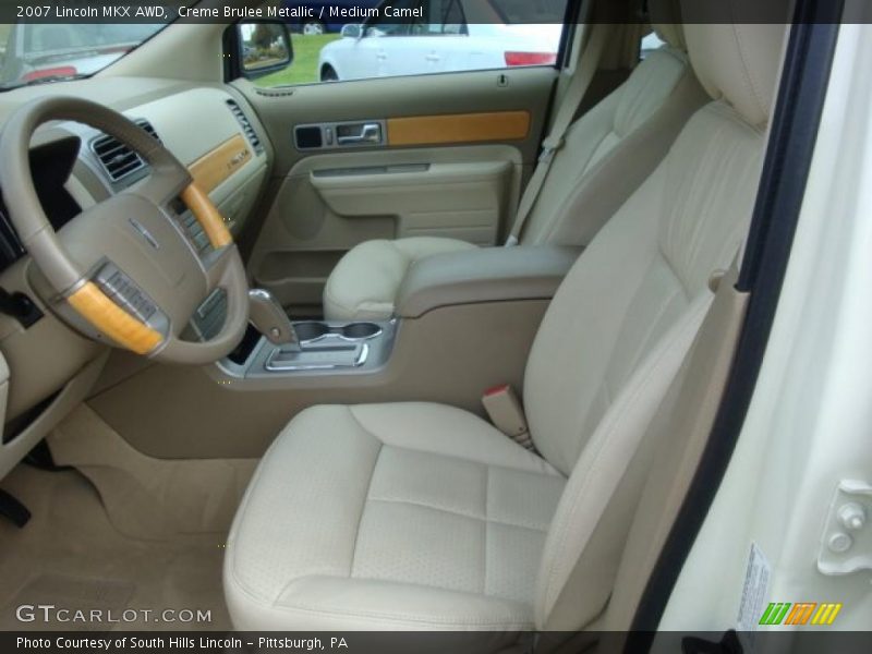 Creme Brulee Metallic / Medium Camel 2007 Lincoln MKX AWD