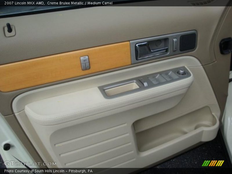 Creme Brulee Metallic / Medium Camel 2007 Lincoln MKX AWD