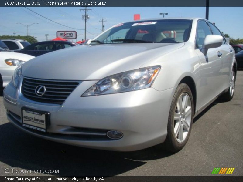 Tungsten Silver Metallic / Light Gray 2007 Lexus ES 350