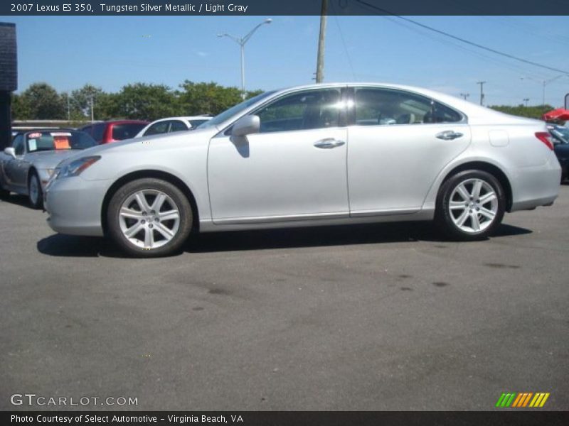 Tungsten Silver Metallic / Light Gray 2007 Lexus ES 350