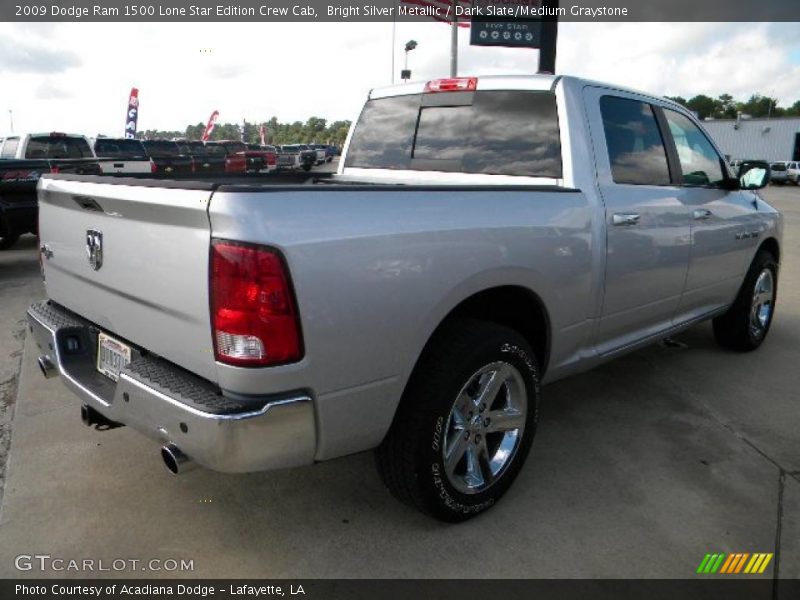 Bright Silver Metallic / Dark Slate/Medium Graystone 2009 Dodge Ram 1500 Lone Star Edition Crew Cab