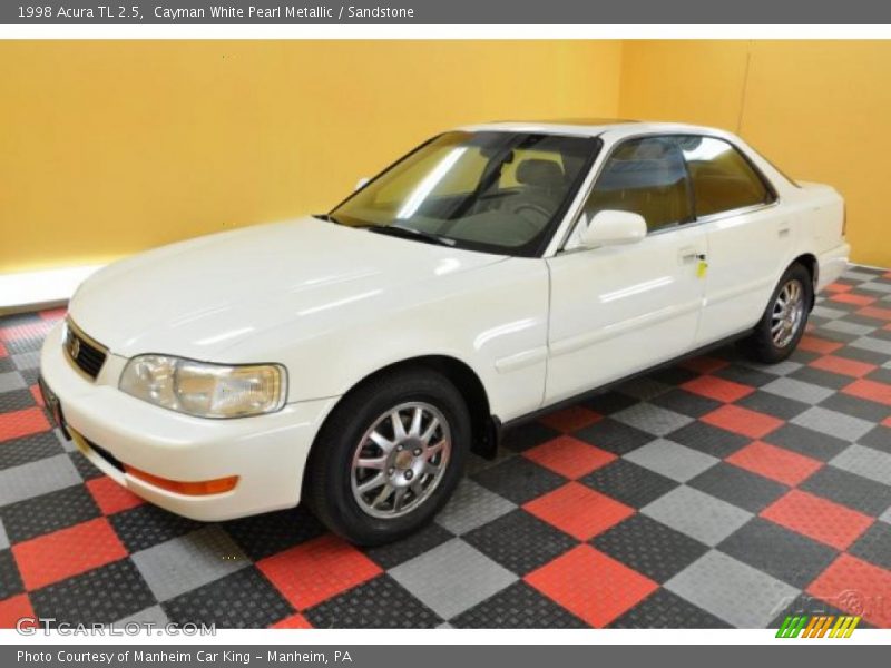 Cayman White Pearl Metallic / Sandstone 1998 Acura TL 2.5