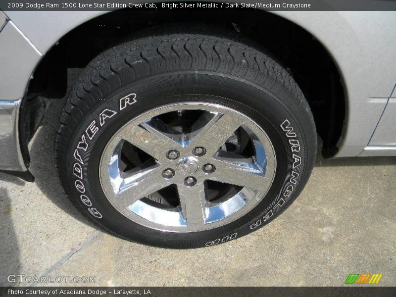 Bright Silver Metallic / Dark Slate/Medium Graystone 2009 Dodge Ram 1500 Lone Star Edition Crew Cab