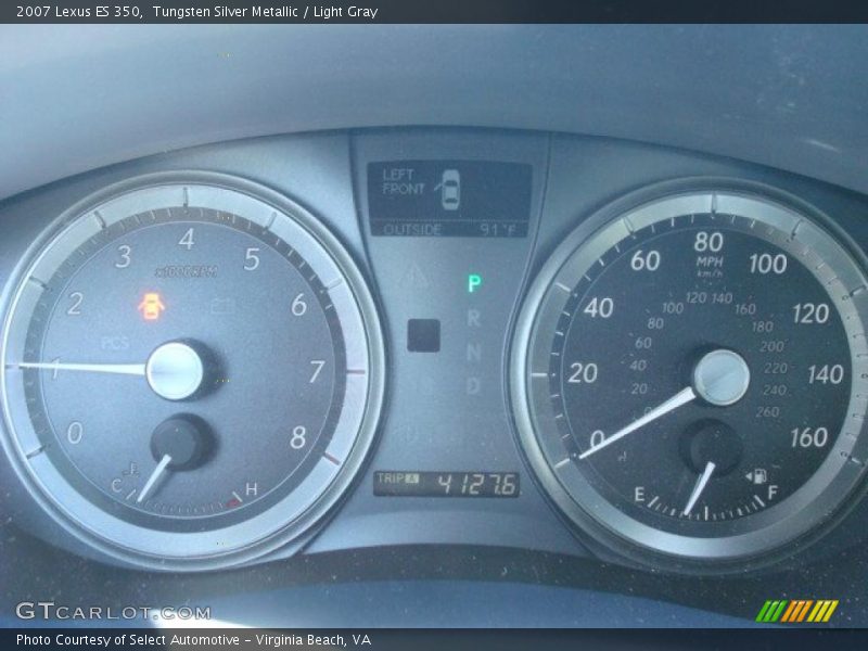 Tungsten Silver Metallic / Light Gray 2007 Lexus ES 350