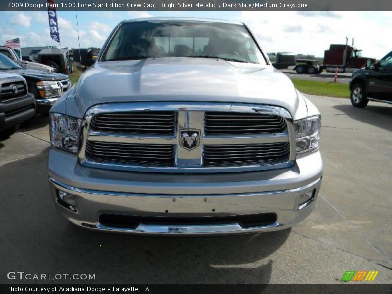 Bright Silver Metallic / Dark Slate/Medium Graystone 2009 Dodge Ram 1500 Lone Star Edition Crew Cab