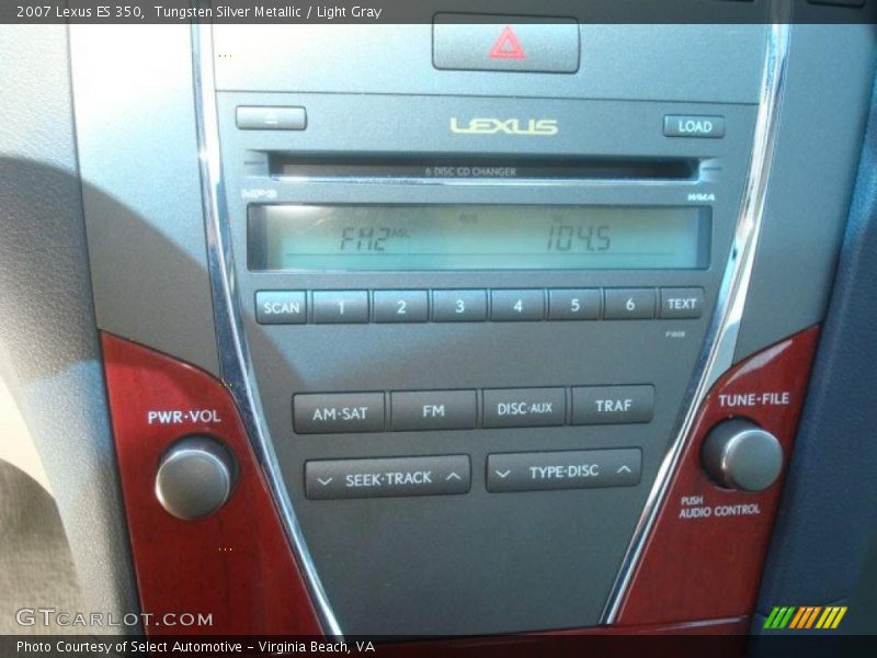 Tungsten Silver Metallic / Light Gray 2007 Lexus ES 350