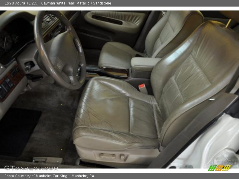 Cayman White Pearl Metallic / Sandstone 1998 Acura TL 2.5