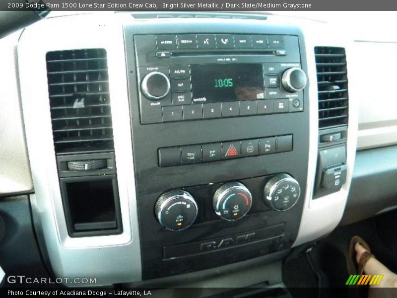 Bright Silver Metallic / Dark Slate/Medium Graystone 2009 Dodge Ram 1500 Lone Star Edition Crew Cab