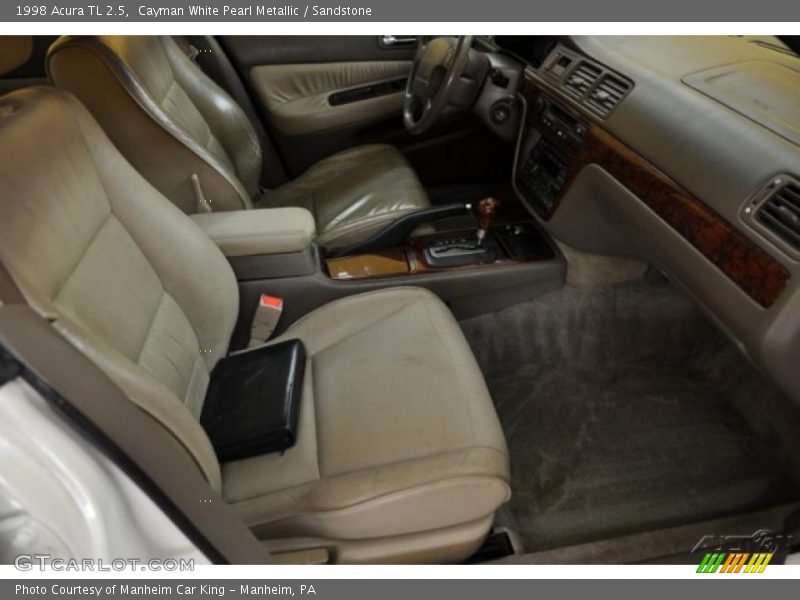 Cayman White Pearl Metallic / Sandstone 1998 Acura TL 2.5