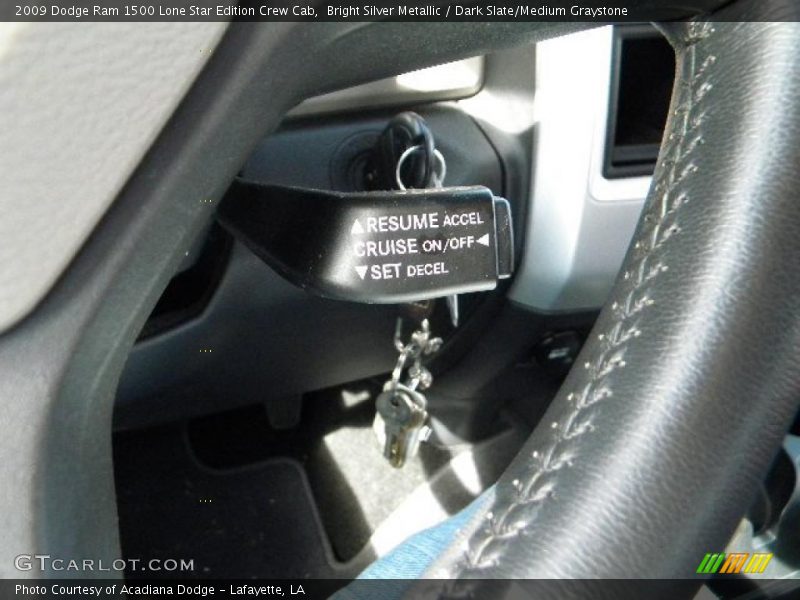 Bright Silver Metallic / Dark Slate/Medium Graystone 2009 Dodge Ram 1500 Lone Star Edition Crew Cab