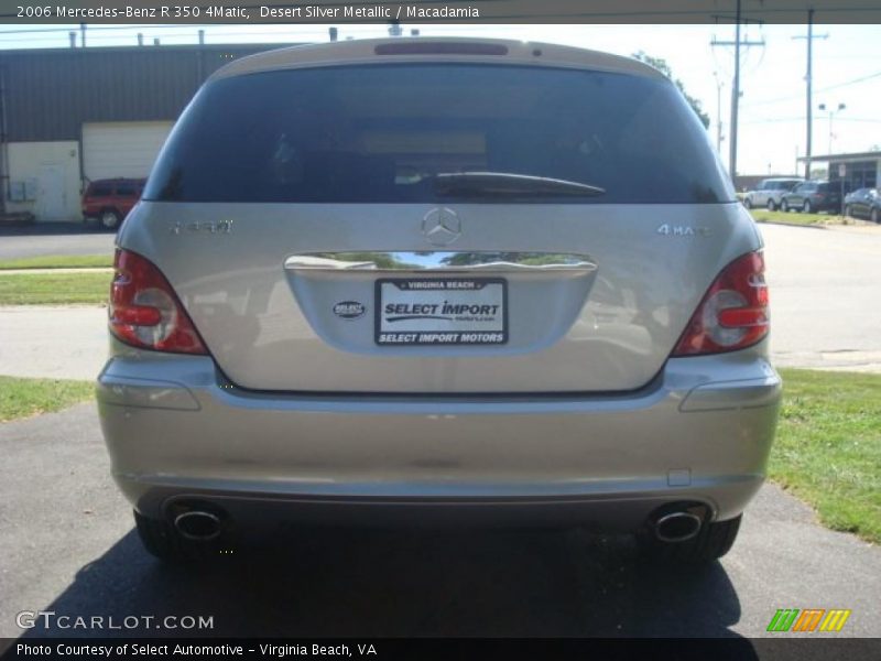Desert Silver Metallic / Macadamia 2006 Mercedes-Benz R 350 4Matic