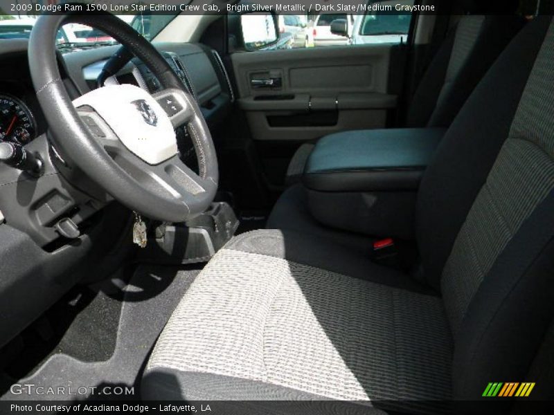 Bright Silver Metallic / Dark Slate/Medium Graystone 2009 Dodge Ram 1500 Lone Star Edition Crew Cab
