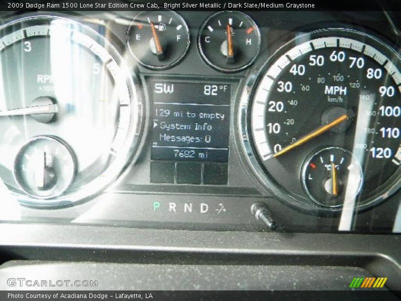 Bright Silver Metallic / Dark Slate/Medium Graystone 2009 Dodge Ram 1500 Lone Star Edition Crew Cab