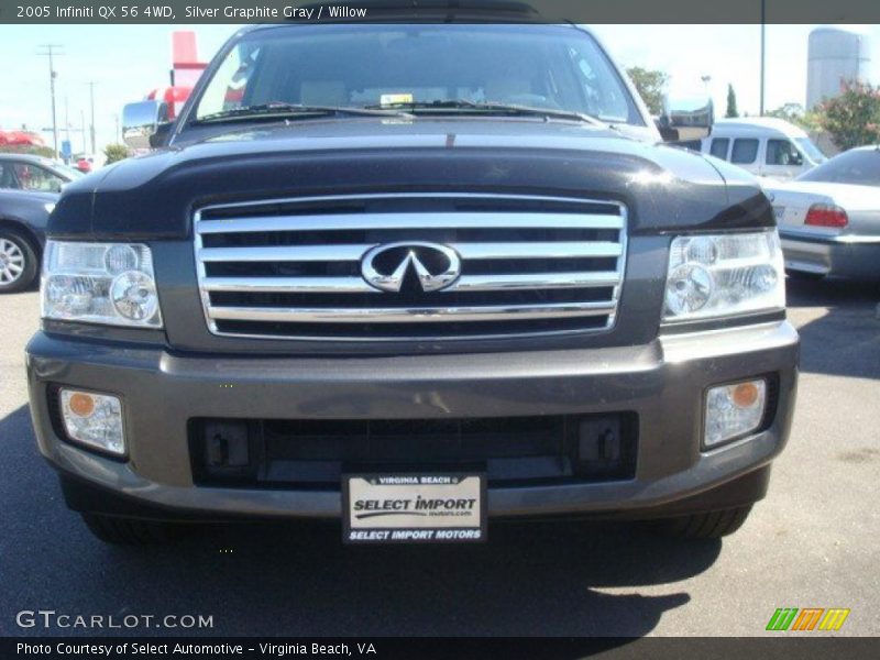 Silver Graphite Gray / Willow 2005 Infiniti QX 56 4WD