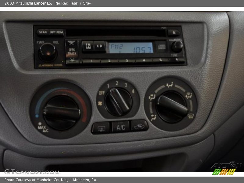 Rio Red Pearl / Gray 2003 Mitsubishi Lancer ES