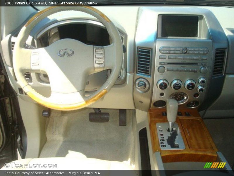 Silver Graphite Gray / Willow 2005 Infiniti QX 56 4WD