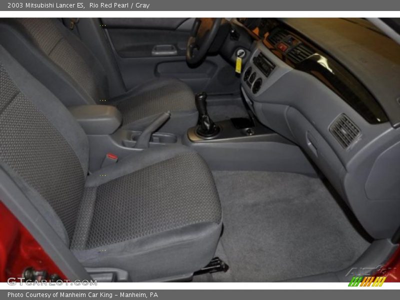 Rio Red Pearl / Gray 2003 Mitsubishi Lancer ES