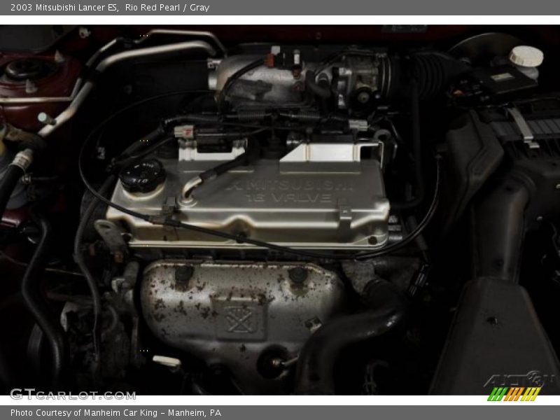 Rio Red Pearl / Gray 2003 Mitsubishi Lancer ES