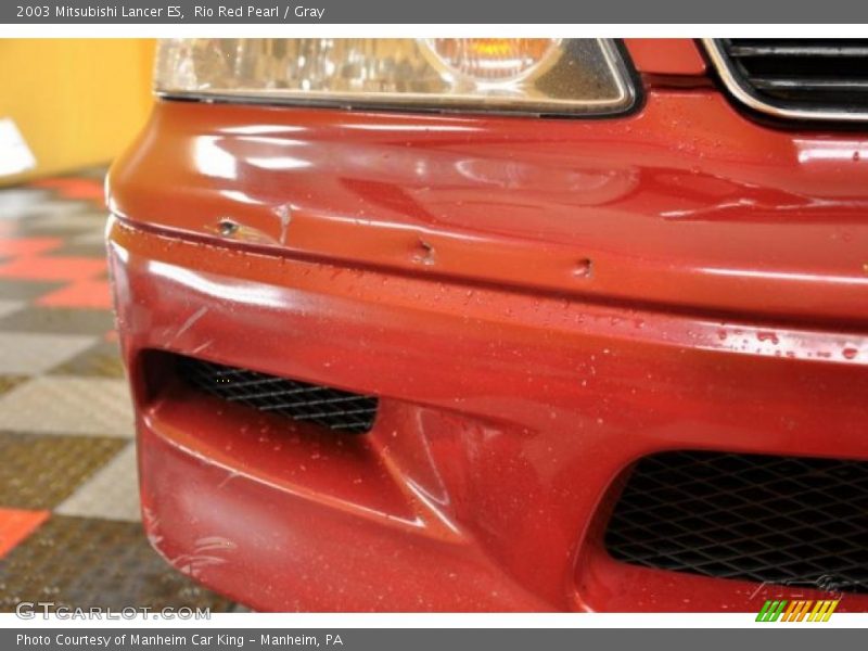 Rio Red Pearl / Gray 2003 Mitsubishi Lancer ES