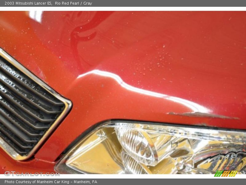 Rio Red Pearl / Gray 2003 Mitsubishi Lancer ES
